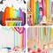 Crepe Paper Rolls 20" x 7.5' – Green & Light Pink Craft Streamers for DIY Decorations, Flowers & Classroom Projects